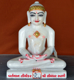 Picture of 13S32 Super White Simandhar Swami 13” Murti 13S32