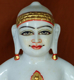 Picture of 13B3 Super White Simandhar Swami 13” Murti 13SB3