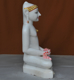 Picture of 17S03 Super White Simandhar Swami 17” Murti 17S03