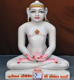 Picture of 17SW7  Super White Simandhar Swami 17” Murti 17SW7