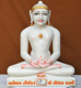 Picture of 19SW1  Super White Simandhar Swami 19” Murti 19SW1