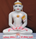 Picture of 19N1 Normal White Simandhar Swami 19” Murti 19N1