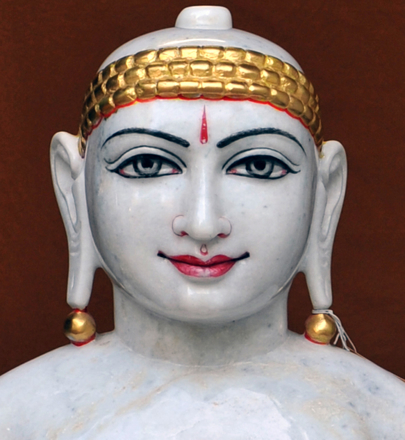 25NW2 Normal White Simandhar Swami 25” Murti 25NW2 | Dada Bhagwan Store