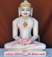 Picture of 15N2 Normal White Simandhar Swami 15” Murti 15N2