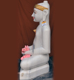 Picture of 41NW1 Normal White Simandhar Swami 41” Murti 41NW1