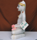 Picture of 13N47 Normal White Simandhar Swami 13” Murti 13N47