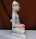 Picture of 13N47 Normal White Simandhar Swami 13” Murti 13N47