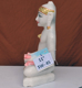 Picture of 11SW45 Super White Simandhar Swami 11” Murti 11SW45
