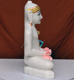 Picture of 11SW45 Super White Simandhar Swami 11” Murti 11SW45