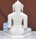 Picture of 11SW46 Super White Simandhar Swami 11” Murti 11SW46