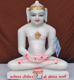 Picture of 11SW47 Super White Simandhar Swami 11” Murti 11SW47