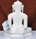 Picture of 11SW50 Super White Simandhar Swami 11” Murti 11SW50