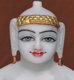 Picture of 11SW51 Super White Simandhar Swami 11” Murti 11SW51