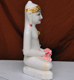 Picture of 11SW62 Super White Simandhar Swami 11” Murti 11SW62