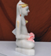 Picture of 11SW63 Super White Simandhar Swami 11” Murti 11SW63