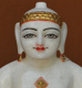 Picture of 11NW38 Normal White Simandhar Swami 11” Murti 11NW38