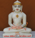 Picture of 11NW39 Normal White Simandhar Swami 11” Murti 11NW39