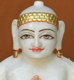 Picture of 11NW45 Normal White Simandhar Swami 11” Murti 11NW45