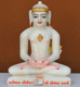Picture of 11NW47 Normal White Simandhar Swami 11” Murti 11NW47