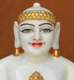 Picture of 11NW48 Normal White Simandhar Swami 11” Murti 11NW48
