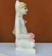 Picture of 11NW51 Normal White Simandhar Swami 11” Murti 11NW51