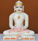 Picture of 11NW55 Normal White Simandhar Swami 11” Murti 11NW55