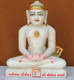 Picture of 11NW59 Normal White Simandhar Swami 11” Murti 11NW59