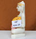 Picture of 9NW29 Normal White Simandhar Swami 9” Murti 9N29