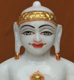 Picture of 9NW49 Normal White Simandhar Swami 9” Murti 9N49