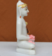 Picture of 9NW52 Normal White Simandhar Swami 9” Murti 9N52